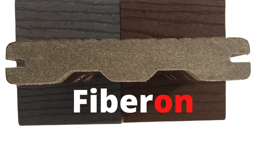 Fiberon end cut view