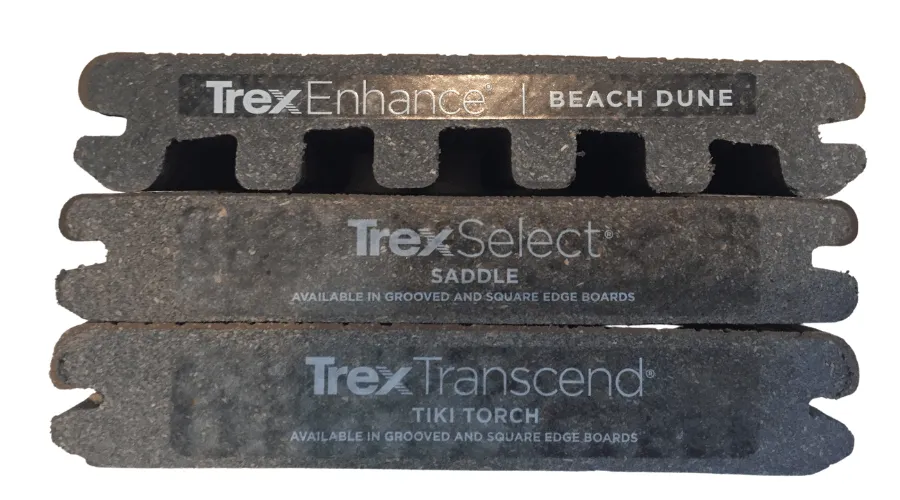 Trex decking profiles