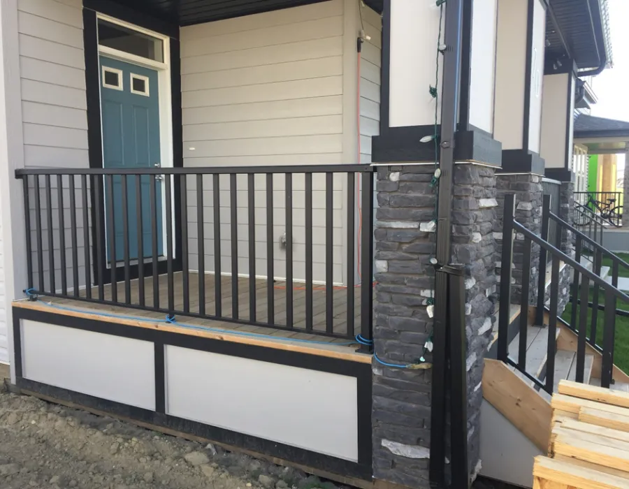 Painted Solid Deck Skirting