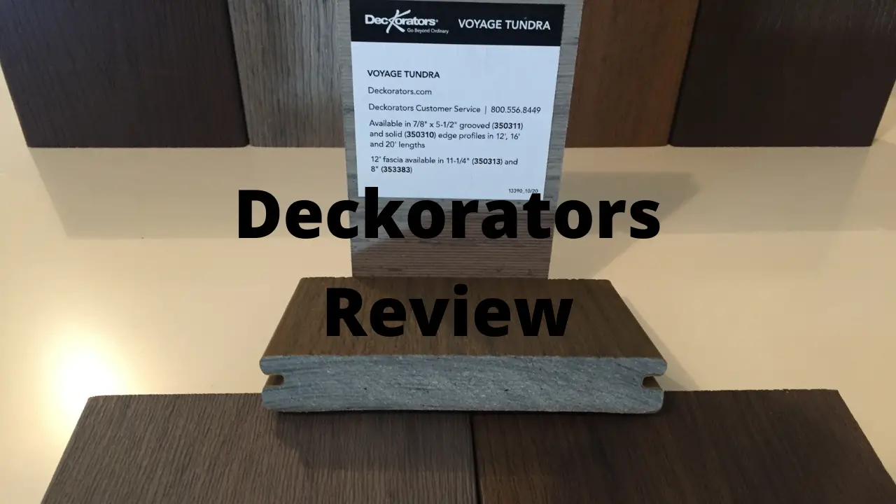Review of Deckorators, mineral and wood composite