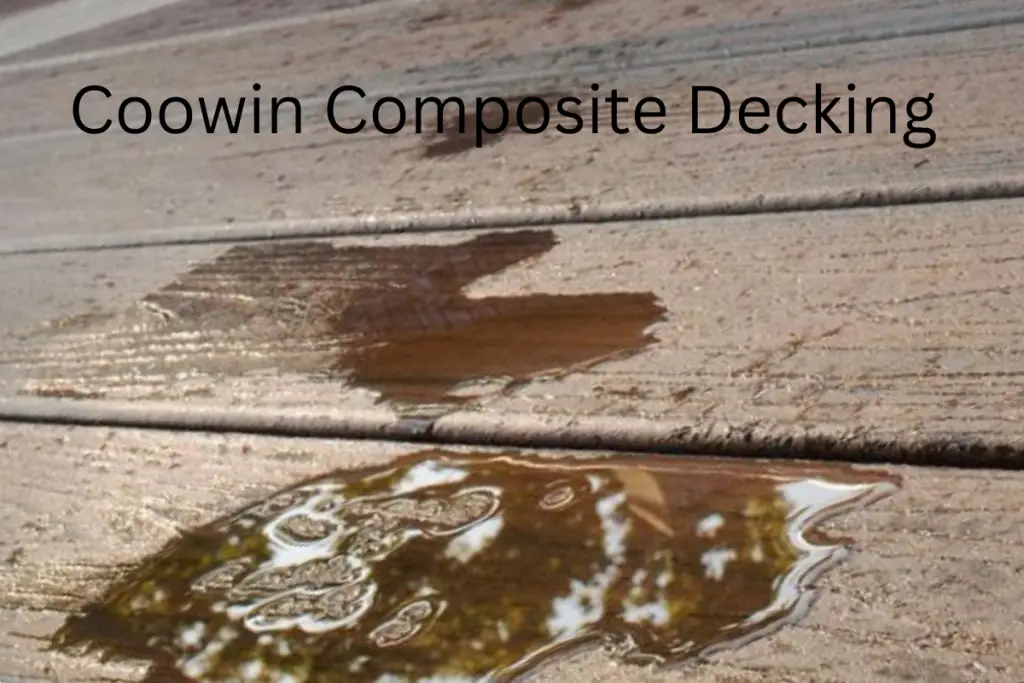 Water on Coowin Composite Decking