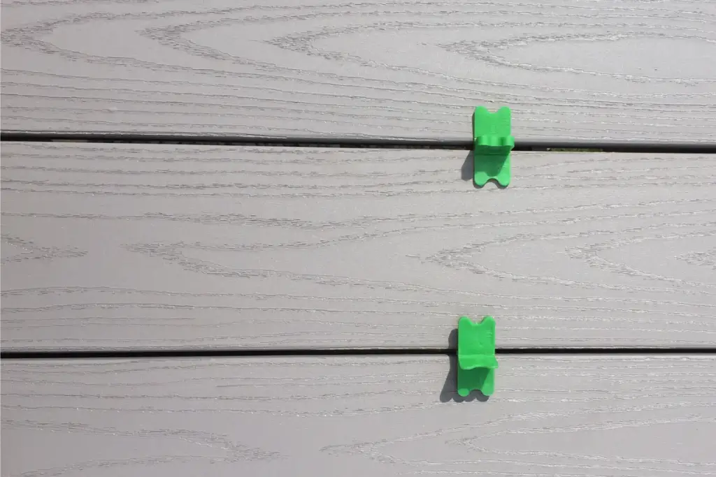 Larger Decking Gaps for Cleaning